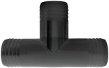 Green Leaf T112P Hose Adapter Tee, 1-1/2 in, Hose Barb, Polypropylene, Black