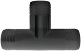 Green Leaf T200P Hose Adapter Tee, 2 in, Hose Barb, Polypropylene, Black