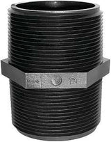 Green Leaf M 3800 P Pipe Nipple, 3/8 in, MNPT, Black, Pack of 5