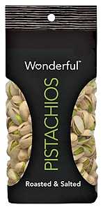 Wonderful WPIST Snack, Pistachio, 5 oz Bag, Pack of 8