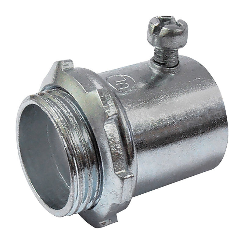Sigma Engineered Solutions ProConnex 1/2 in. D Zinc-Plated Steel Compression Connector For EMT 1 pk, Pack of 25
