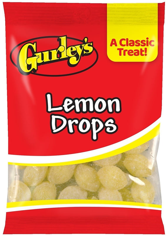 Gurley's 743790 Candy, Lemon Drops Flavor, 5.75 oz, Pack of 12