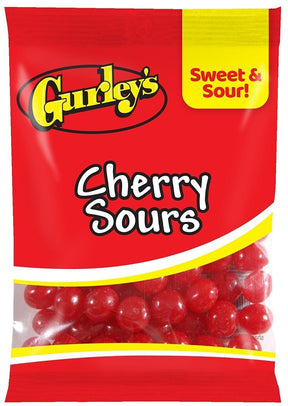 Gurley's 743776 Candy, Cherry Sours, 4.5 oz, Pack of 12