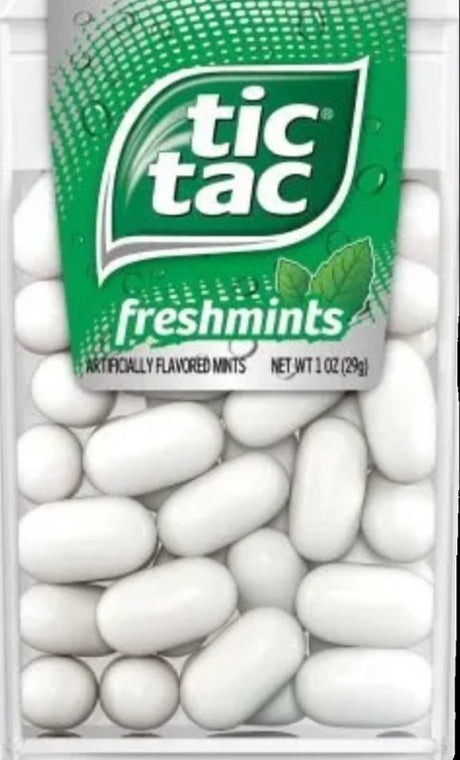 Tic Tac 777082 Mints, Freshmints, 1.7 oz, Pack of 12