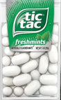 Tic Tac 777082 Mints, Freshmints, 1.7 oz, Pack of 12