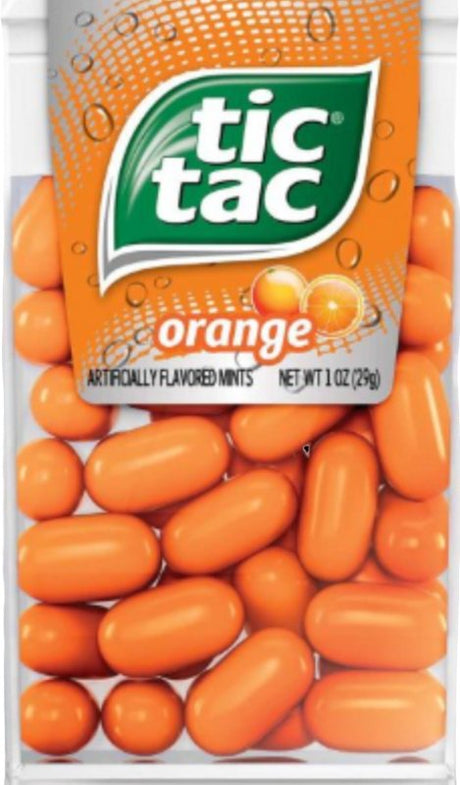 Tic Tac 777068 Mints, Orange, 1.7 oz, Pack of 12