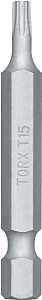DEWALT DW2648 Power Bit, T15 Drive, Torx Drive, 1/4 in Shank, Hex Shank, 2 in L, Steel