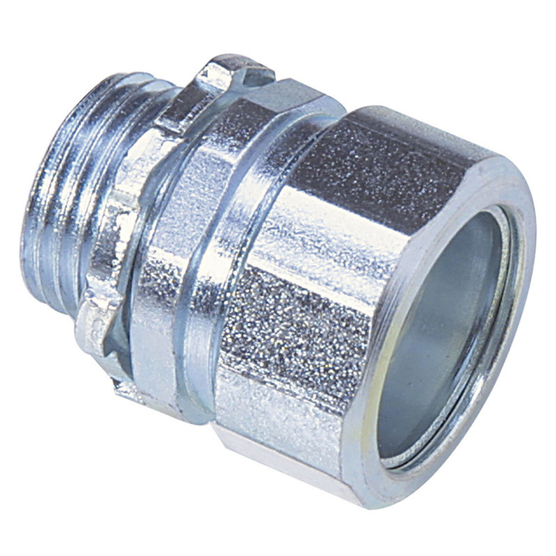 Sigma Engineered Solutions ProConnex 1 in. D Zinc-Plated Steel Compression Connector For Rigid/IMC 1, Pack of 5