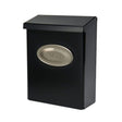 Gibraltar Mailboxes Designer Series DVK00000 Mailbox, 440 cu-in, Galvanized Steel, Powder-Coated, Black, 9.7 in W
