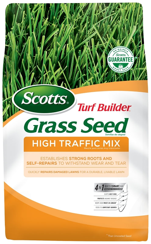 Scotts Turf Builder 18354 High-Traffic Mix Grass Seed, 3 lb Bag