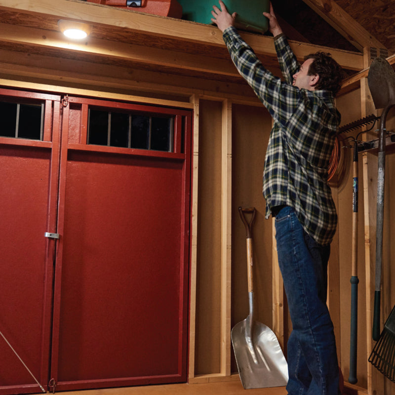 Mr. Beams 7.48 in. L White Battery Powered LED Motion Sensor Light 300 lm