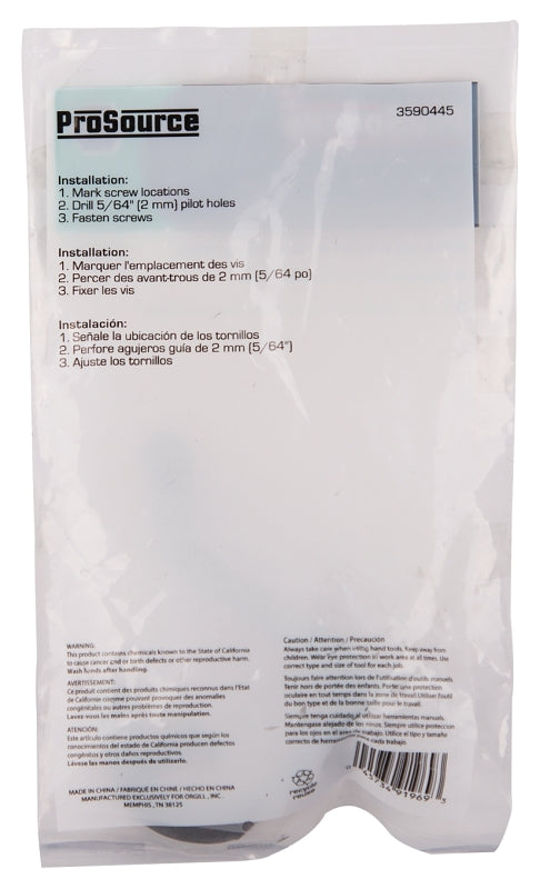 ProSource H62-B076 Coat and Hat Hook, 22 lb, 2-Hook, 1 in Opening, Zinc, Oil-Rubbed Bronze