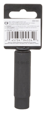 Vulcan MT6580112 Deep Impact Socket, 7/16 in Socket, 3/8 in Drive, Deep Drive, 6-Point, Chrome Molybdenum Steel