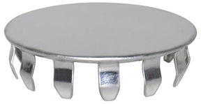 Danco 80247 Series Sink Hole Cover, 1.5 in OD x 0.12 in H Dimensions, Snap-In, Stainless Steel, Chrome Plated