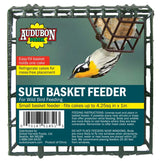 Audubon Park 12331 Suet Basket, Grid, 4 oz, Metal, Green, 5-3/4 in H