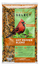 Morning Song Melody Select Series 14059 Safflower Seed Hot Pepper Blend, 4.5 lb, Premium, Bag