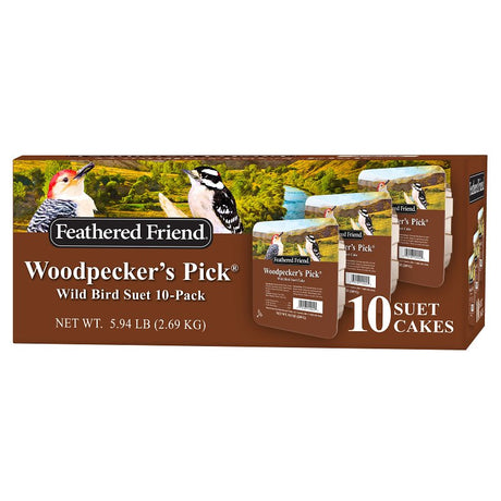 Feathered Friend 14379 Sunflower Seed Wild Bird Food, Suet