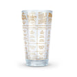 Fred & FRIENDS GOOD MEASURE 5192625 Whiskey Recipe Glass, 16 oz Capacity, Glass, Pack of 4