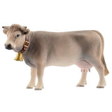 Schleich Farm World Braunvieh Cow Toy Brown, Pack of 5