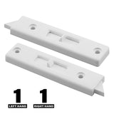 Prime-Line F 2671 Tilt Latch, Plastic, 1/PR, Includes: (1) Left Hand Latch, (1) Right Hand Latch, Fastener, Pack of 6