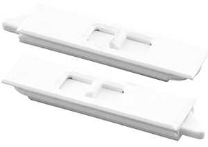 Prime-Line F 2734 Tilt Latch, Plastic, Includes: (1) Left Hand Latch, (1) Right Hand Latch, Fastener