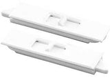 Prime-Line F 2734 Tilt Latch, Plastic, Includes: (1) Left Hand Latch, (1) Right Hand Latch, Fastener