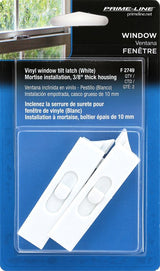 Prime-Line F 2749 Tilt Latch, Plastic, White, Pack of 6