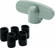 Prime-Line H 3885 Window Handle, Silver, Zinc