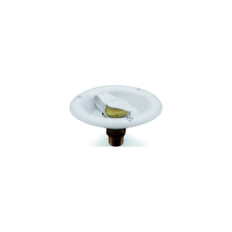 Thetford 94218 City Water Dish W/Brass Check Valve, Polar White
