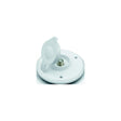 Thetford 94320 Coax Cable TV Plate, 3.125 dia., Polar White