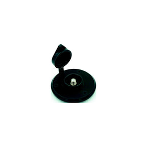 Thetford 94321 Coax Cable TV Plate, 3.125 dia., Black