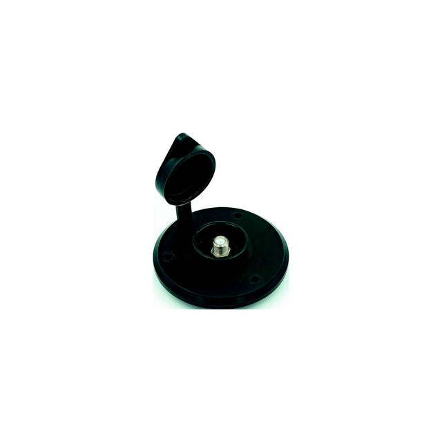 Thetford 94321 Coax Cable TV Plate, 3.125 dia., Black