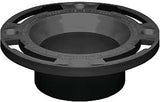 Oatey 43524 Closet Flange, 3, 4 in Connection, Black, For: 3 in, 4 in Pipes