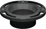Oatey 43524 Closet Flange, 3, 4 in Connection, Black, For: 3 in, 4 in Pipes