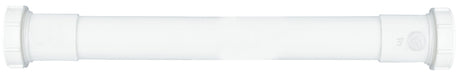 Plumb Pak PP41-16W Pipe Extension Tube, 1-1/2 in, 16 in L, Slip-Joint, Plastic, White