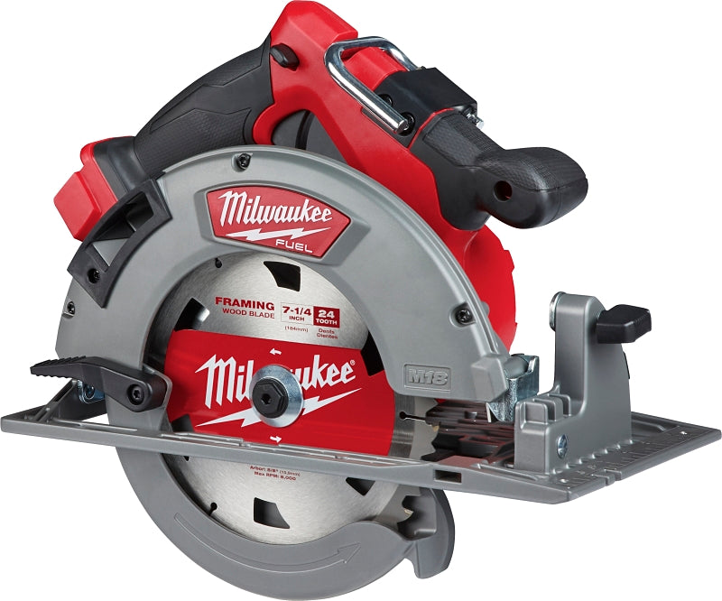 Milwaukee 2732-20 Circular Saw, Tool Only, 18 V, 7-1/4 in Dia Blade, 50 deg Bevel