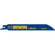 Irwin 372610P5 Reciprocating Saw Blade, 6 in L, 10 TPI, Cobalt/Steel Cutting Edge