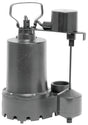 Superior Pump 92541 Sump Pump, 4.9 A, 120 V, 0.5 hp, 1-1/2 in Outlet, 55 gpm, Iron Housing Material