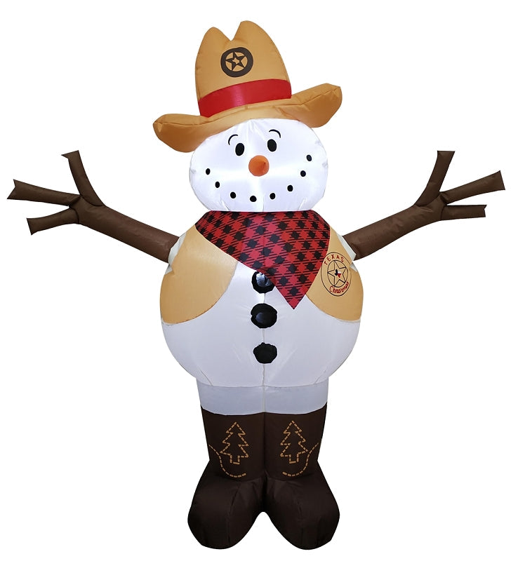 Hometown Holidays 90702 Inflatable Cowboy, 4 ft, Pack of 6