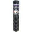 Jackson Wire 10 10 19 29 Welded Garden Fence, 25 ft L, 36 in H, 1 x 1 in Mesh, 16 Gauge, Black, Galvanized