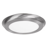 Feit EDGELIT 1.1 in. H X 15 in. W X 15 in. L Nickel White LED Flat Panel Light Fixture