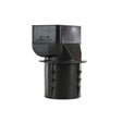 ADS 0364AA Single Wall Downspout Adapter, 3 x 2-1/4 x 2-1/2 in Connection, Pipe End, Polyethylene, Black