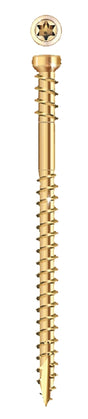 GRK Fasteners RT Series 16077 Screw, #8 Thread, 2 in L, Reverse Thread, Trim Head, Star Drive, Steel, 725 PAIL