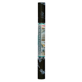 Con-Tact Creative Covering 09F-C9843-12 Shelf and Drawer Liner, 18 in L, 9 ft W, PVC Vinyl, Black