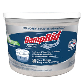 DampRid FG50FS High-Capacity Moisture Absorber, 2 lb Tub, Solid