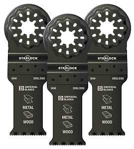 Imperial Blades Starlock IBSL330-3 Standard Blade, Bi-Metal, 18 TPI, 3/PK