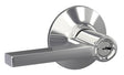 Schlage F Series F51AVLAT625 Entry Lever, Mechanical Lock, Bright Chrome, Metal, Residential, 2 Grade