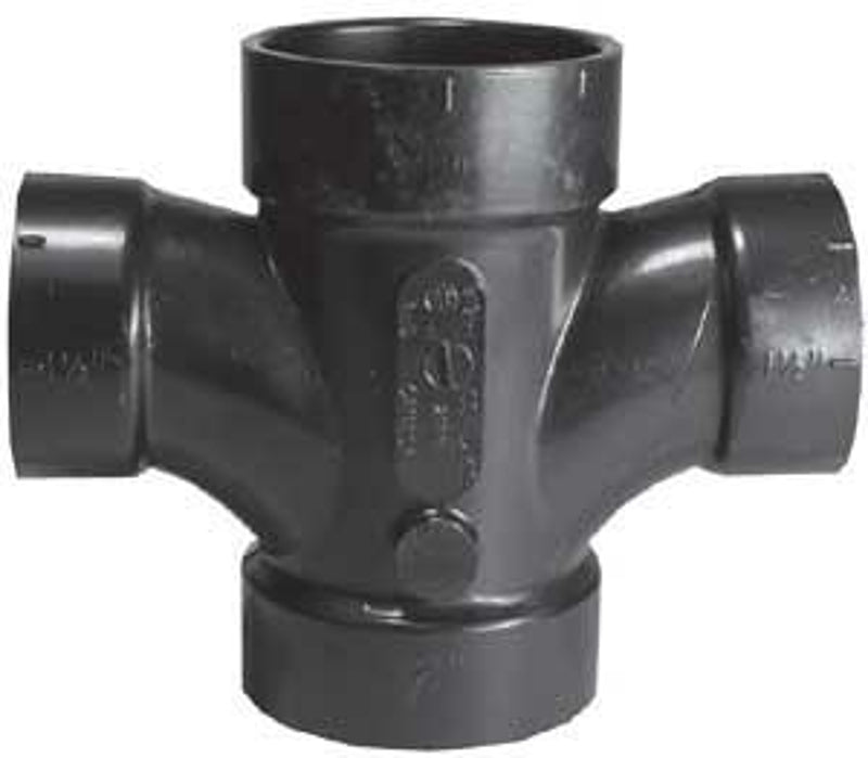 IPEX 027094 Sanitary Pipe Tee, 3 in, Hub, ABS, SCH 40 Schedule