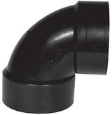IPEX 027121 Pipe Elbow, 1-1/2 in, Hub, 90 deg Angle, ABS