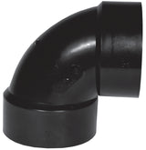 IPEX 027121 Pipe Elbow, 1-1/2 in, Hub, 90 deg Angle, ABS